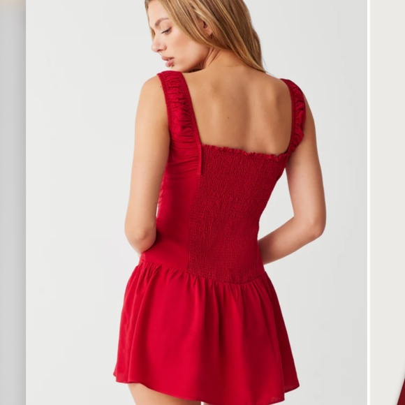 Frankie’s bikinis Christa ruffle mini dress - Picture 2 of 6